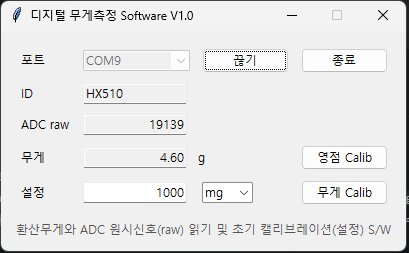 제조사 유틸리티를 참고해 직접 만든 측정/캘리브레이션 툴